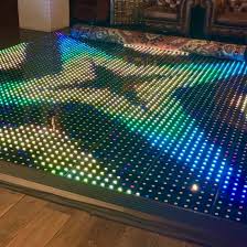 Pixelated Dance Floor In Party